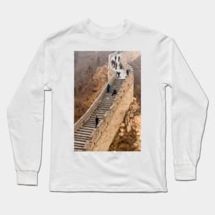 The Great Wall Of China At Badaling - 9 - A Close Up © Long Sleeve T-Shirt